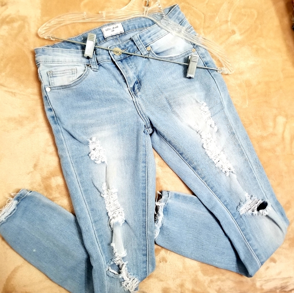 Ladies GoJo Skinny Ankle Jeans, Sz 7 juniors